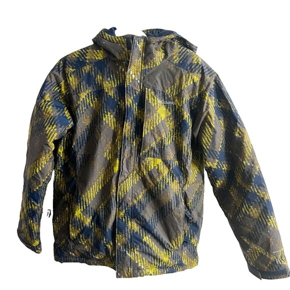 Columbia Omni-Shield Jacket Sz 18/20 Snowboard Ski Winter Coat Insulated Green